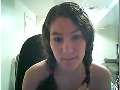 Pigtails female on cam