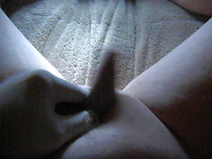 small cock grows and squirts closeup