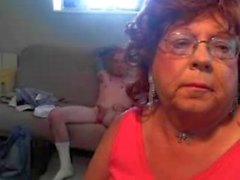 Granny CD sucks Horny Mountain Hick........