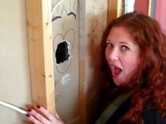 Housewife Has first Gloryhole Experience
