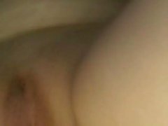 Video of my wife having a muscle contracting orgasm in clo