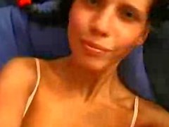 fille solo masturbation brunette amateur webcam 