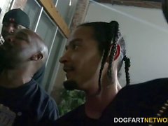 Madelyn Monroe Gets Her Throat Poked By Black Dick