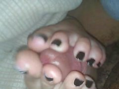 asian nice footjob