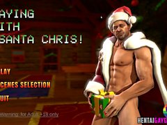 Hentai gay game on Christmas night