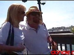 Blonde slut poked on a yacht