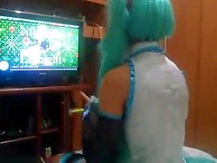 fesses -fuck hatsune miku cosplay 