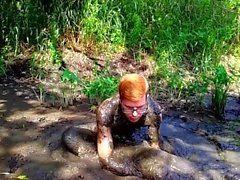 Dirty Nude Mud Play