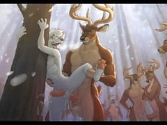 gai à poil gaies - furry animation animé 