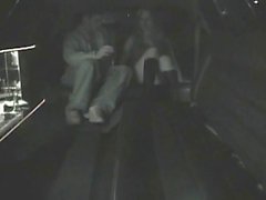 Young couple fucking in limo