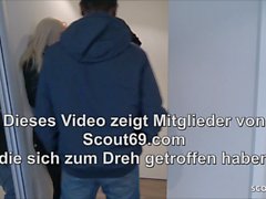 Black Monster Cock Threesome for German Teen Lara CumKitten