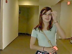 Petite wild redhead blowjob firecracker