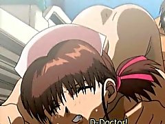 Hentai nurse fucked with massive dildo