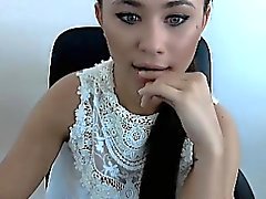 asiático lingerie masturbação solo webcam 