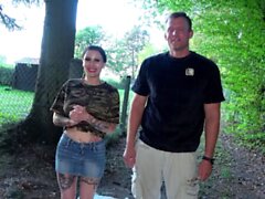 german tattoo pornstar xania wet let fan cum twice outdoor