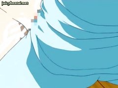 Hentai with huge tits gets pounded