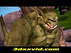 3D basement cuckold part 2 and Monster fucking