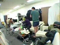 Japanese office girl gave a blowjob