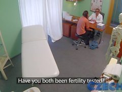 Czech - Doctor intimately examines a wife