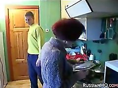 Horny Russian Granny