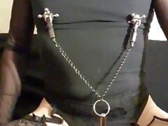 crossdresser bdsm sondage téton - tortures torture du pénis 