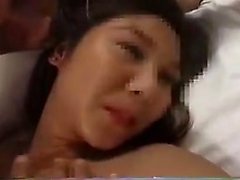 Slutty Japanese wife getting pumped full of hard meat and f