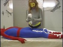 bdsm masturbar-se spiderman - porra cosplay-aranha spiderman-hentai 
