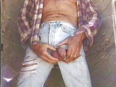 Gay countryside outdoor masturbation