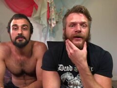 Bearded Hunks Mason Lear & Brian Bonds Play During Quarantine