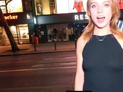 Shy 18yo teen dating in german street and picked up