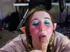 amateur blowjob brünett 