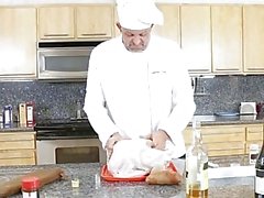 TeenPies - Tiny Teen Creampied by Chef on Thanskgiving