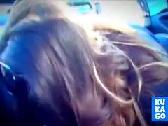 Big Titties Girlfriend Blows in Car and Swallows xIJWHx