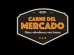 CARNE DEL MERCADO - Skinny Latina Joanna Diaz Creams On A