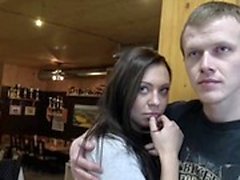 HUNT4K. Dude sells girlfriend's twat to guy and continues...