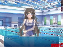 anime teini-ikäinen nuori sakura uida - klubi hentai - kohtauksen - 1 