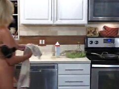 Jenny cooking naked
