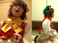 Touhou, demonic blowjob cosplay horror, blowjob