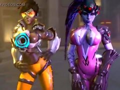 Tracer & Widowmaker Teasing