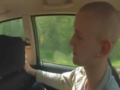 Amazing princess threesome in the car