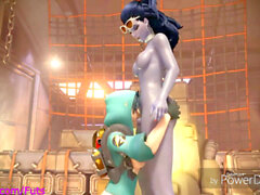 Overwatch futanari, cgi futa, overwatch futa